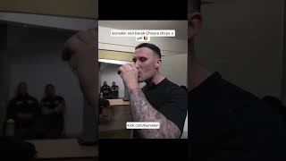 @gymskin and Derek Chisora chirps a girl 🙋‍♀️ #gymskin #derekchisora #dazn #girl