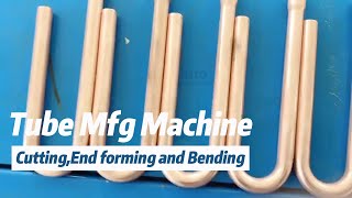 Integrated Tube Fabrication Workcell (Cutting+End Forming+Bending)