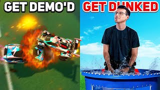 Get Demo&#39;d In Rocket League, Get Dunked In Water Tank IRL