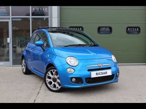 Fiat 500 Sport Blue Pearl Opening Glass Pan Roof Youtube