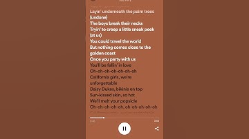 Thumbnail of California Gurls - Katy Perry (Lyrics)