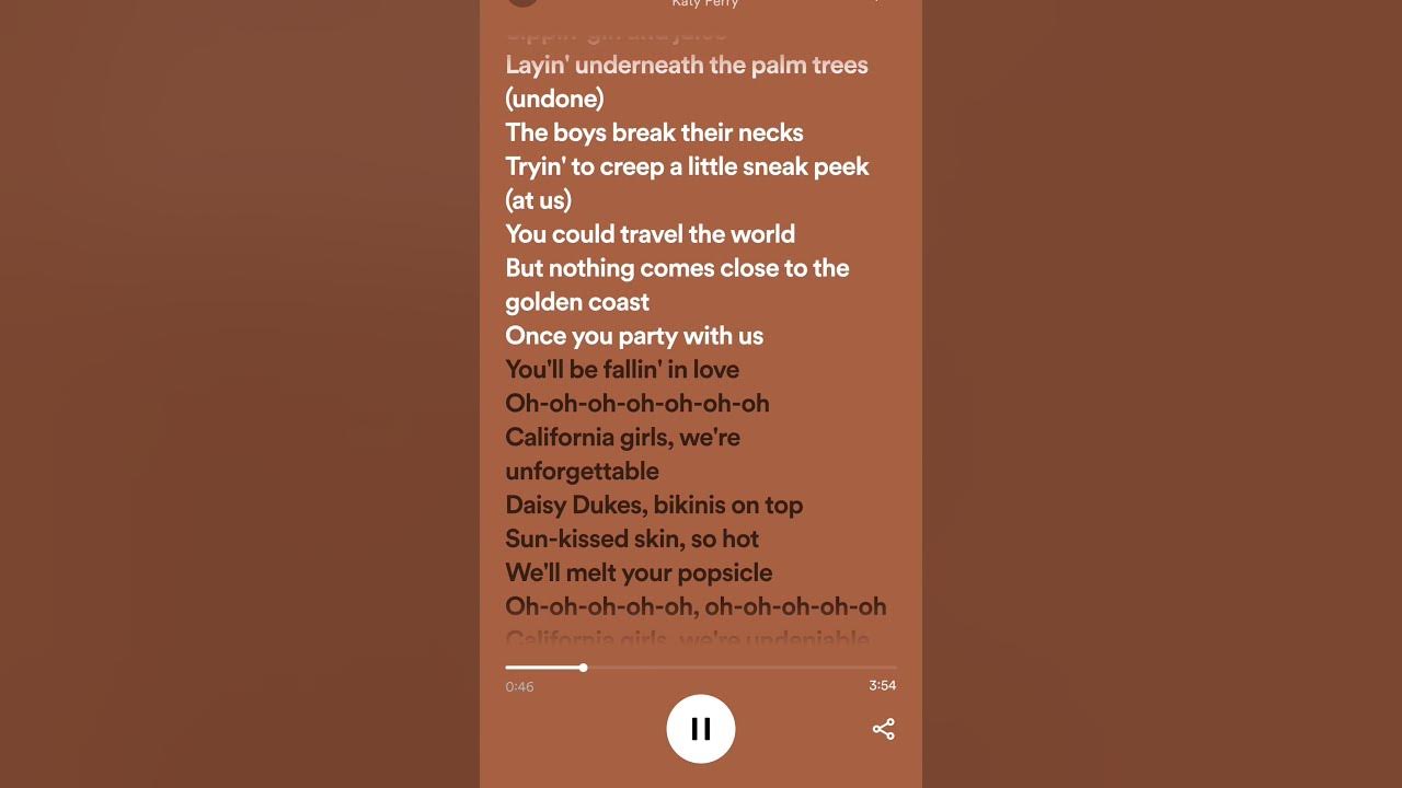 California Gurls - Katy Perry (Lyrics)