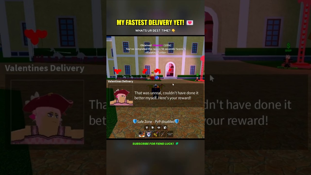 How I Get Hearts FAST! 💘 56s Delivery Strat (Blox Fruits)