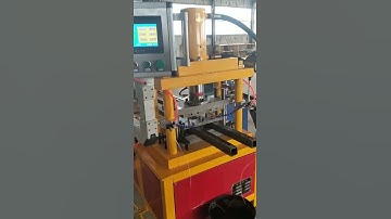 Hydraulic Round Square Pipe double line  Automatic CNC Tube Hole Punching Machine  +60 19 902 9326