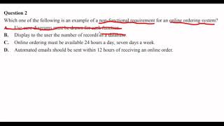 Software Development Exam 2018 MCQ 2