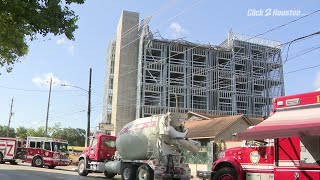 Several injured after floor collapses at building under construction