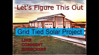 DIY Solar Project #1 - Decisions, Permits and Approvals - DIY Solar initial Costs