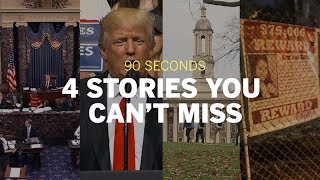 90 seconds: 4 stories you can't miss for Friday, June 23, 2017