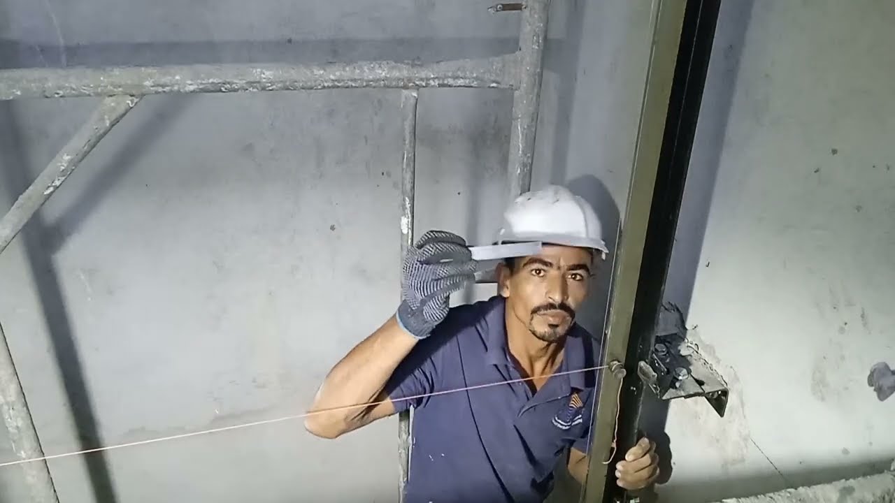 )لو بتخاف من المصاعد شوف الفيديو دا وانت تطمن    طريقه جديده لضبط السكك) الاسانسير