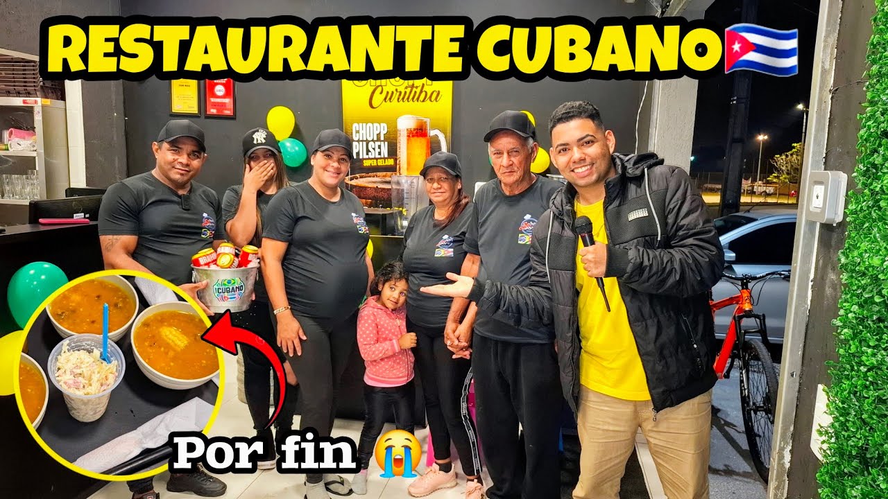 Cubanos en Curitiba BRASIL Crean Su Propio Negocio de COMIDA CUBANA 🇨🇺. Restaurante Sabor Cubano.