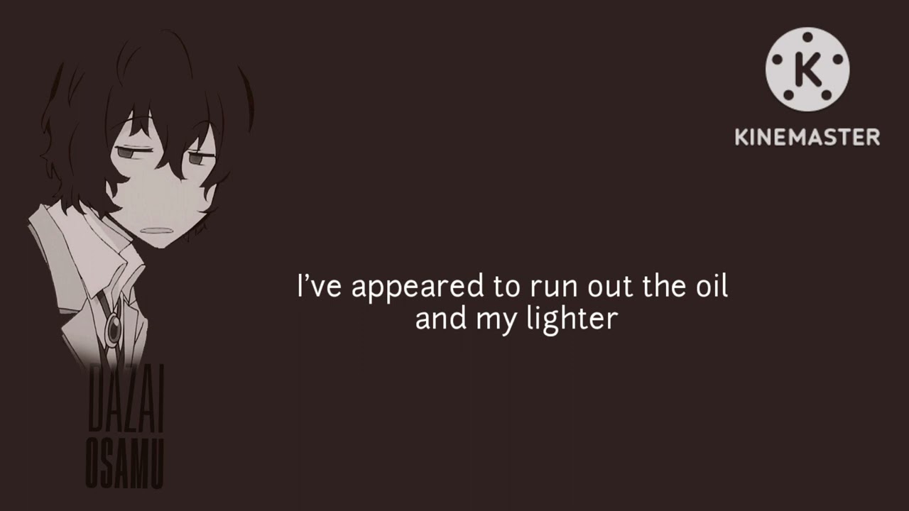 Dazai Osamu Suicide Song (English cover)---lyrics (please check description!!!)