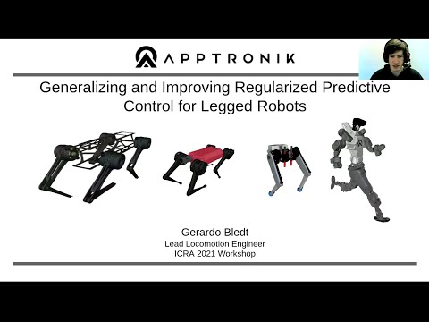 Gerardo Bledt (MIT): Generalizing and improving regularized predictive control for legged robots