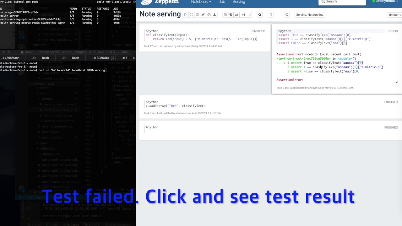 Apache Zeppelin - Notebook serving - YouTube