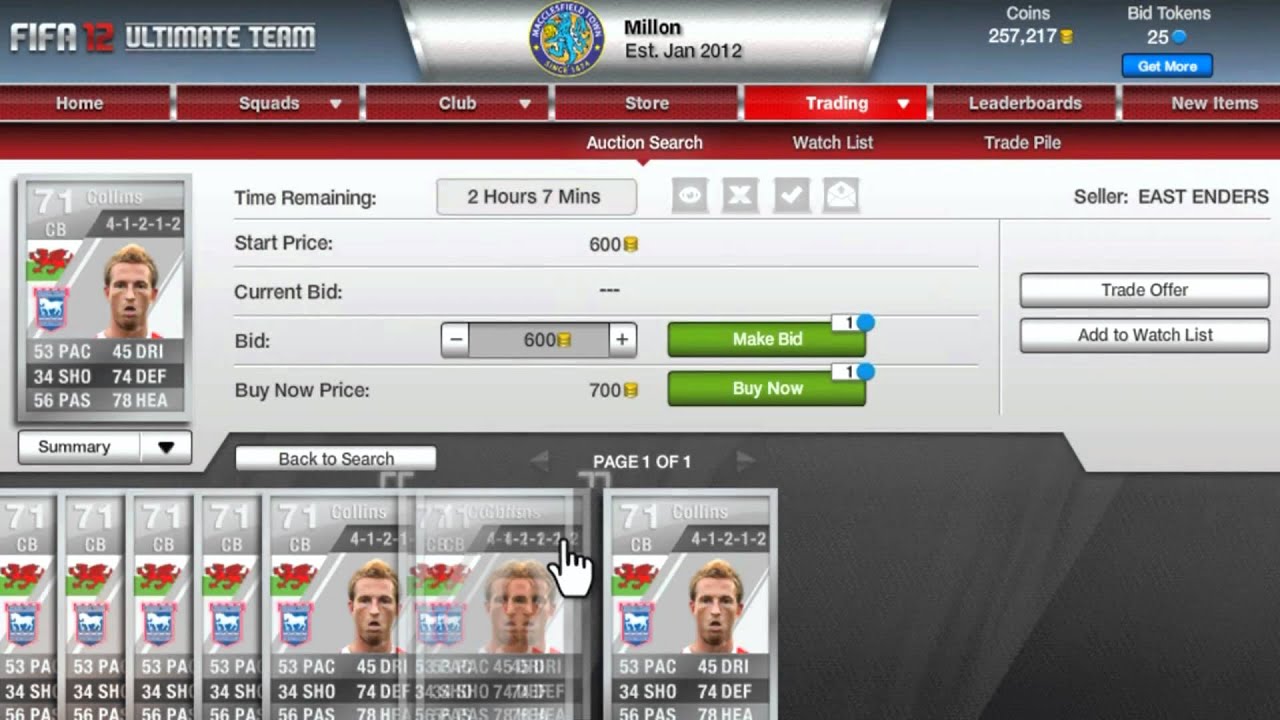 FIFA 12 Ultimate Team - How To Make Coins - 30k Per hour