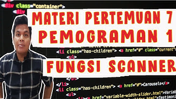 FUNGSI SCANNER DI JAVA PROGRAMMING | MATERI 7