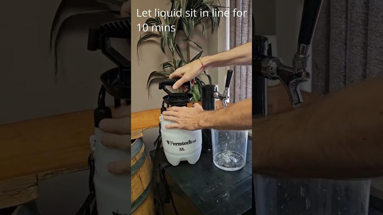 Ball Lock Keg Cleaner Instructions.