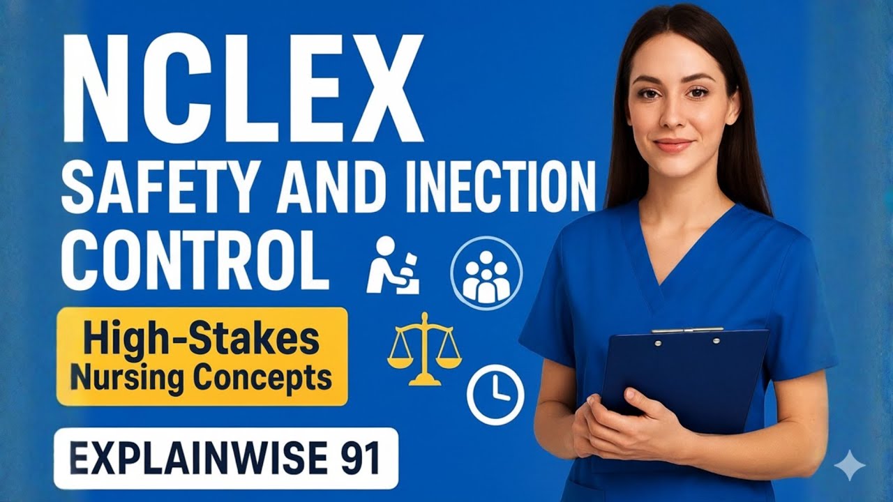 50 главных вопросов по безопасности и контролю инфекций | Подготовка к NCLEX 2025 | 2026 #nclex #...