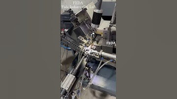 FD-30A thread rolling machine processes bolt thread.#machine #engineering #auto #factory #making