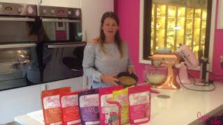 Raspberry Ripple NO bake Cheesecake by Laura - Tutorial