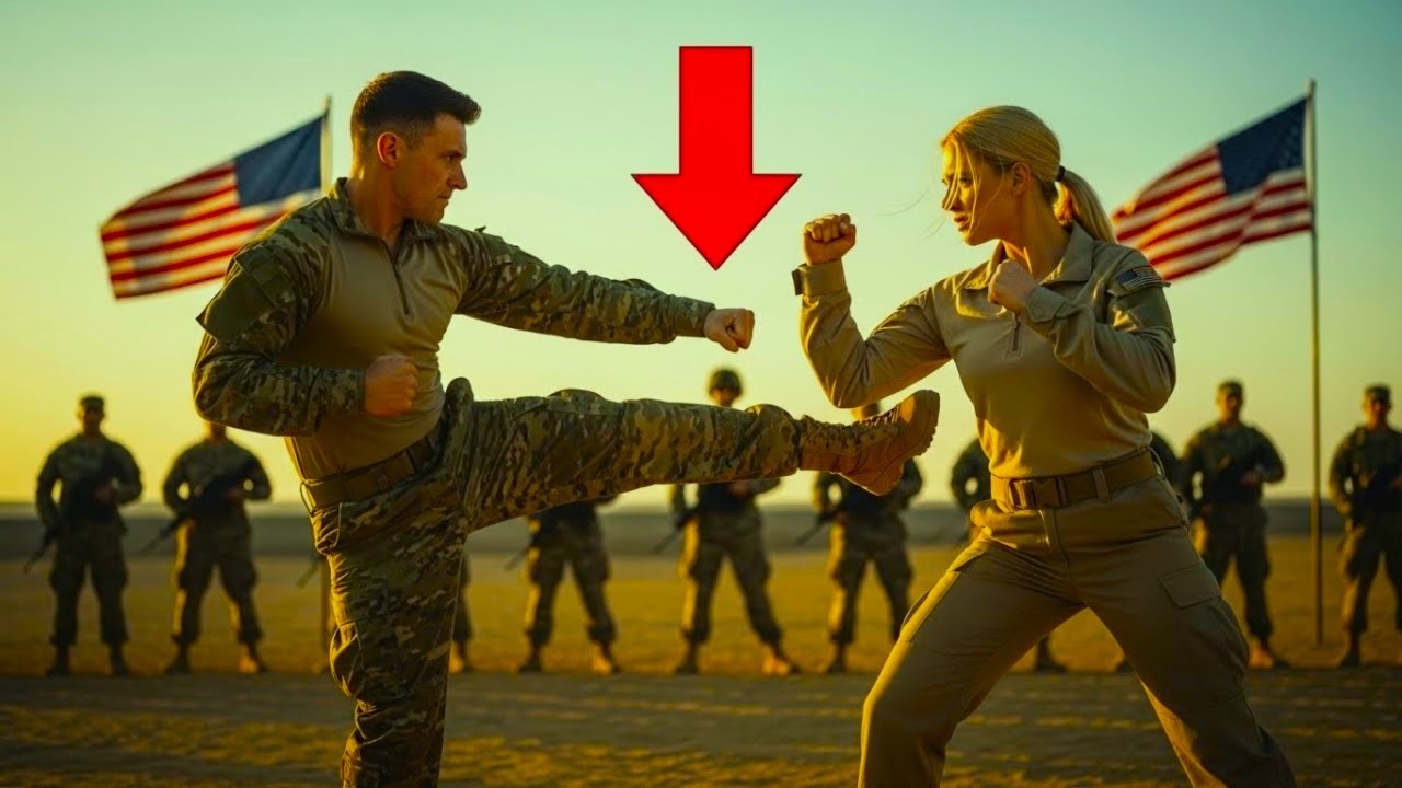 The Colonel Tried to Kick Her__Until She Broke, His Leg in Front of 500 Soldiers..