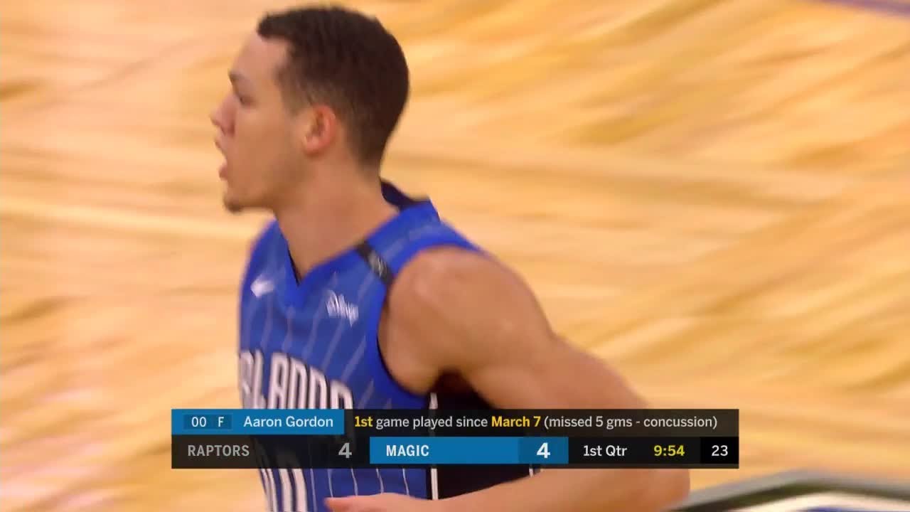 1st Quarter, One Box Video: Orlando Magic vs. Toronto Raptors