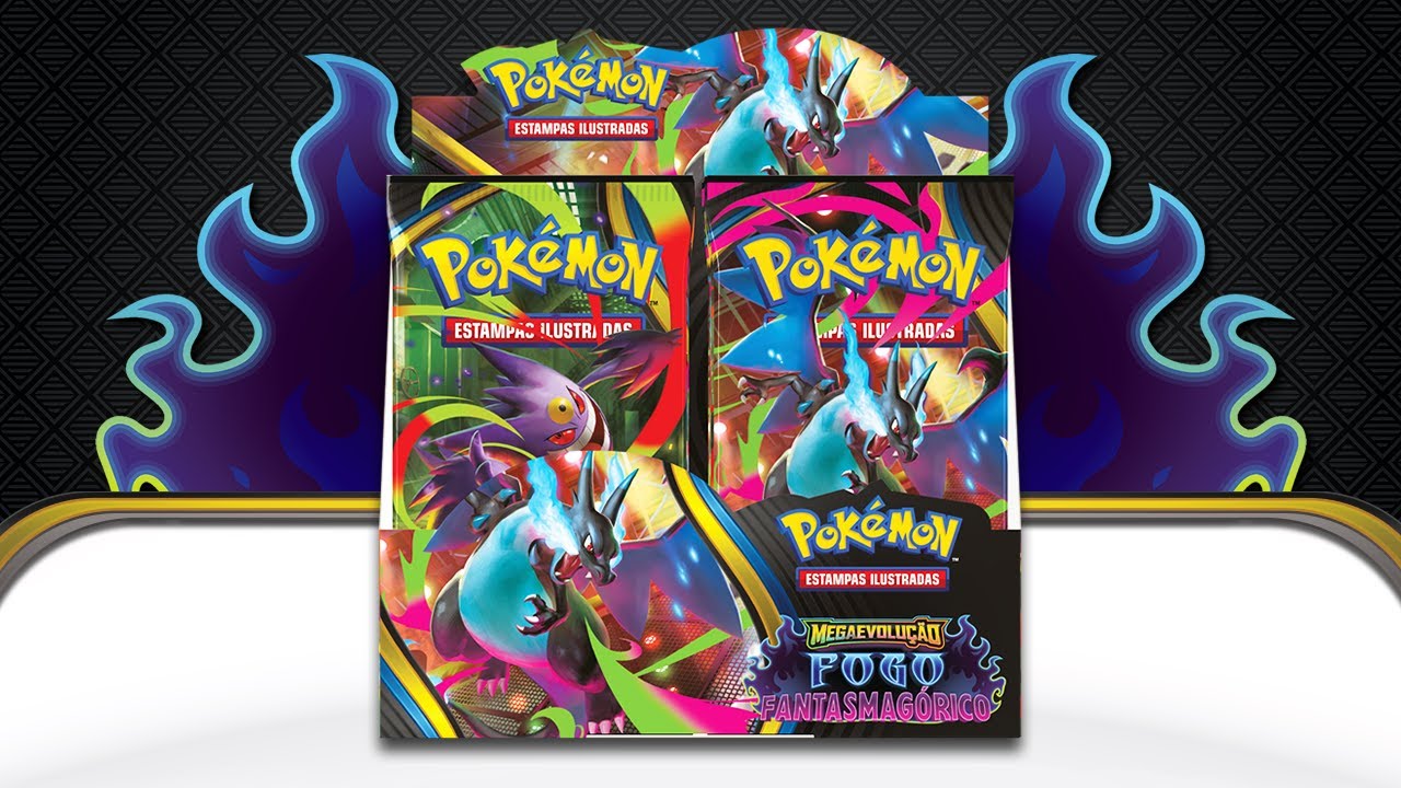 UNBOXING Booster Box de Fogo Fantasmagórico - Mega Evolução ME2 - Acesso Antecipado!