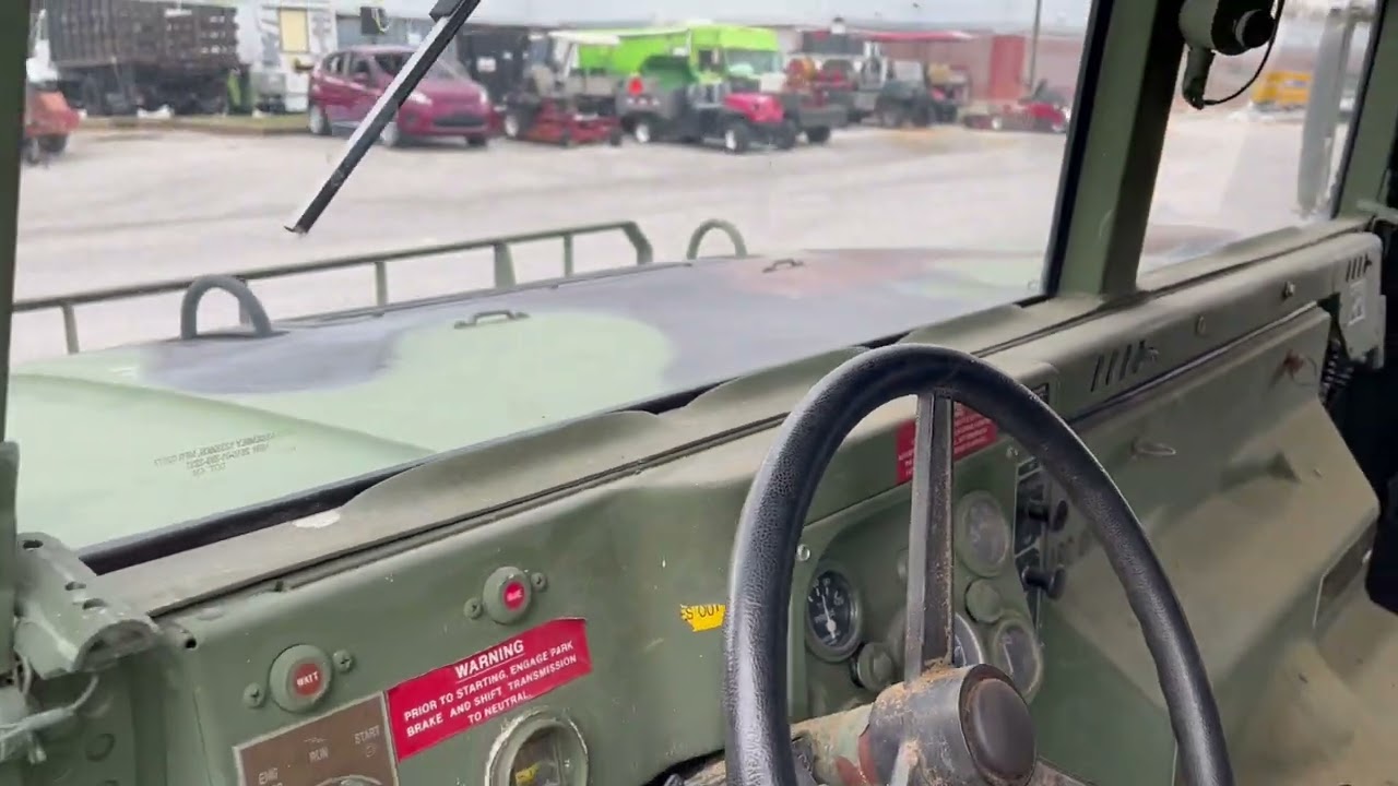 GovDeals: 1987 Military Humvee, AM General