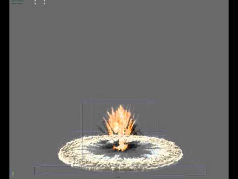 maya Fluid Practice drive fluid explosion
