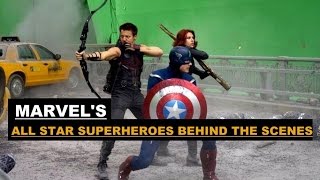 Marvel's All Superheroes Behind The Scenes !!!