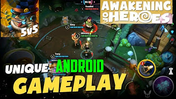 Awakening of Heroes : MOBA 5v5 | Android beta gameplay | beta version | walkthrough |