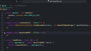 Semantic Search on a document by using LangChain and openAI