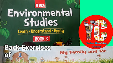 Class 3 EVS Back Exercises Lesson 1 Of Book Viva Education CH-1 My Family And Me | Class 3 | YCC