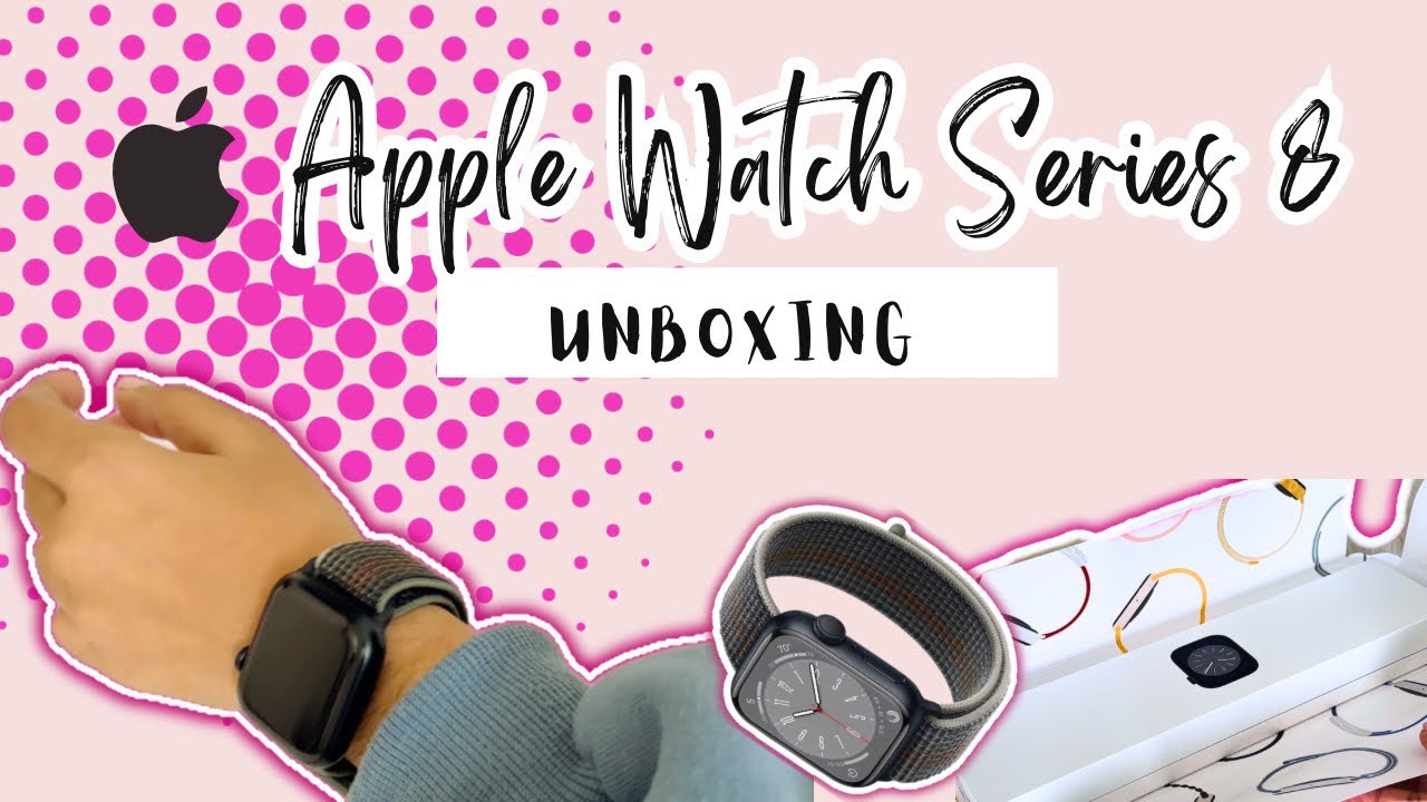 unboxing my first ever Apple Watch | Series 8 - 41mm Midnight Aluminum *aesthetic*