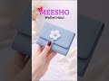 #meesho cute wallet #fashion #wallet #meeshofinds #meeshohaul #cardholder #shorts #viral #trending