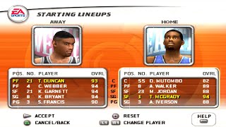2003 Nba All Star Game  Nba  2003 Ps2 pcsx2 1440p 60fps