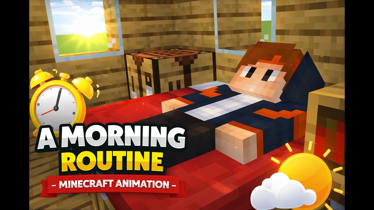 A morning Routine - Minecraft animation - YouTube