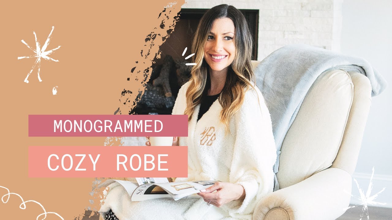 Monogrammed Cozy Robe