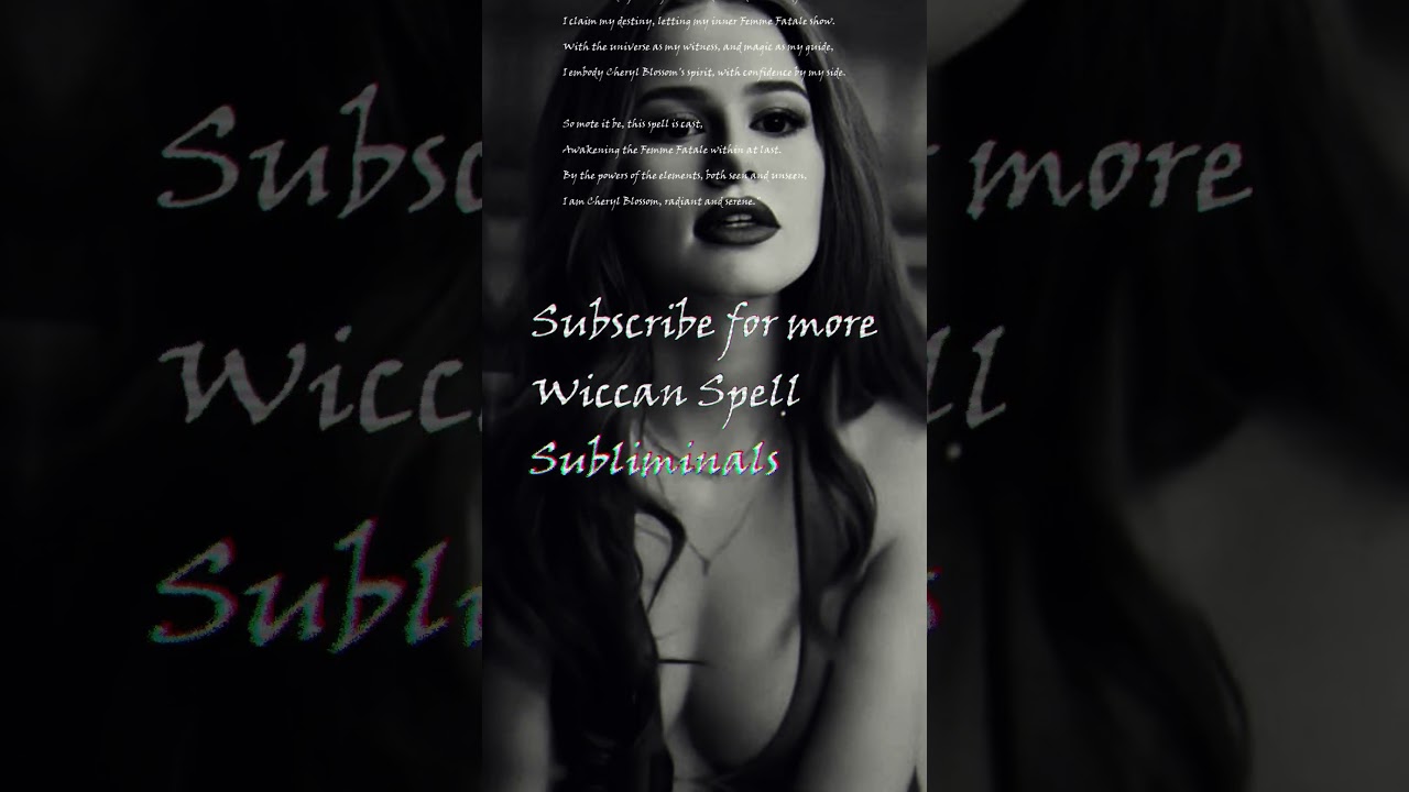 YouTube에서 ⊹˚✧₊⁎˚ Femme Fatale Wiccan Spell Subliminal ✩¸.•¨•.¸✩˚ #shorts 보기 YouTube에서 ⊹˚✧₊⁎˚ Femme Fatale Wiccan Spell Subliminal ✩¸.•¨•.¸✩˚ #shorts 보기