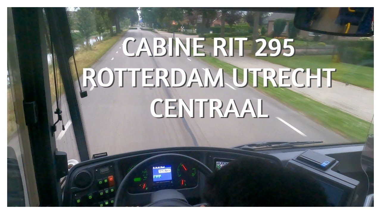 CABINERIT LIJN 295 ROTTERDAM CAPELSEBRUG UTRECHT CENTRAAL 2021