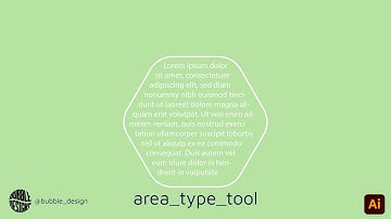 How to type text inside a shape in adobe illustrator | Area type tool
