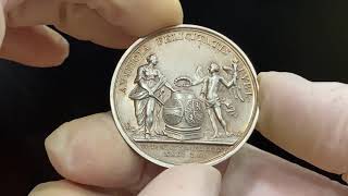 Lot 1118 Austria Silver Medal Wedding of Joseph II & Maria Josepha 1765