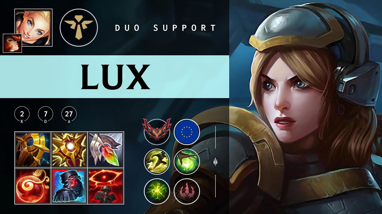 Lux Support vs Pantheon - EUW Grandmaster Patch 25.24