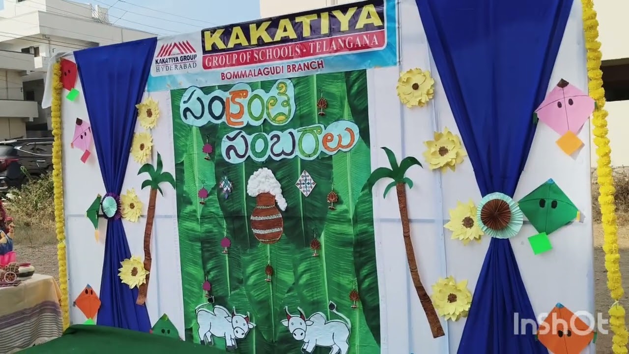 Kakatiya School Bommalagudi Branch Hyd Admission Are Open 2026-2027, Pre-Sankranthi celebration 2026