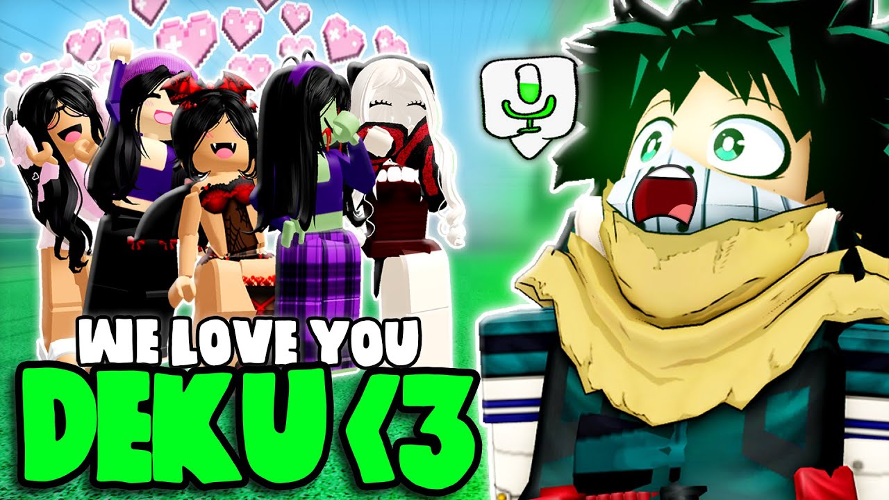TROLLING ROBLOX VOICE CHAT as DEKU #2 (RIZZED THE WHOLE SERVER)