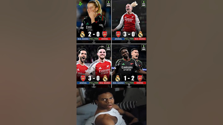 Arsenal really knocked Real Madrid out of both the men's And women's Champions League in the same
