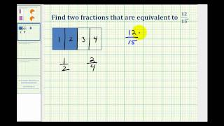 Ex 1:  Determine Equivalent Fractions to a Given Fraction