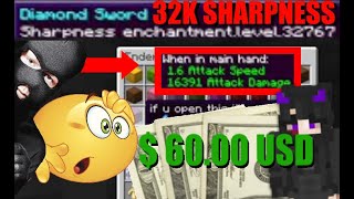 2b2t | Stealing ILLEGAL Sharpness 32,000 Swords From Another Player!