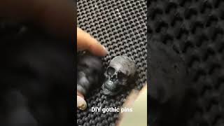 DIY gothic pins