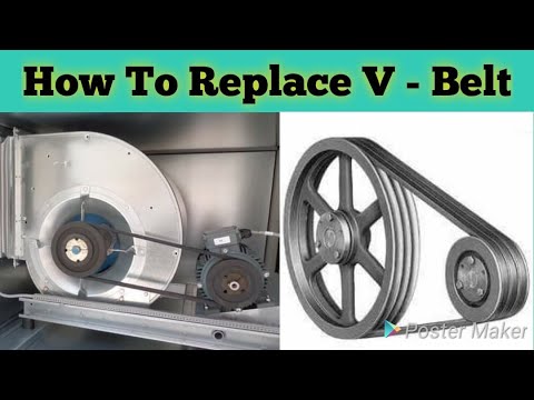 How To Replace V - Belt - YouTube