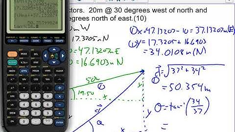 Physics 20 Vector Addition Problems (Tough) (Kquiz 10A)